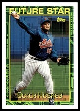 Butch Huskey 1994 Topps #179 New York Mets MLB READ FREE SHIPPING AutographDen