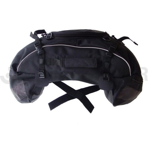 BikeTek Maxi Motorcycle Tail Bag Motorbike Pillion Seat Soft Luggage 50 Litre - 第 3/9 張圖片