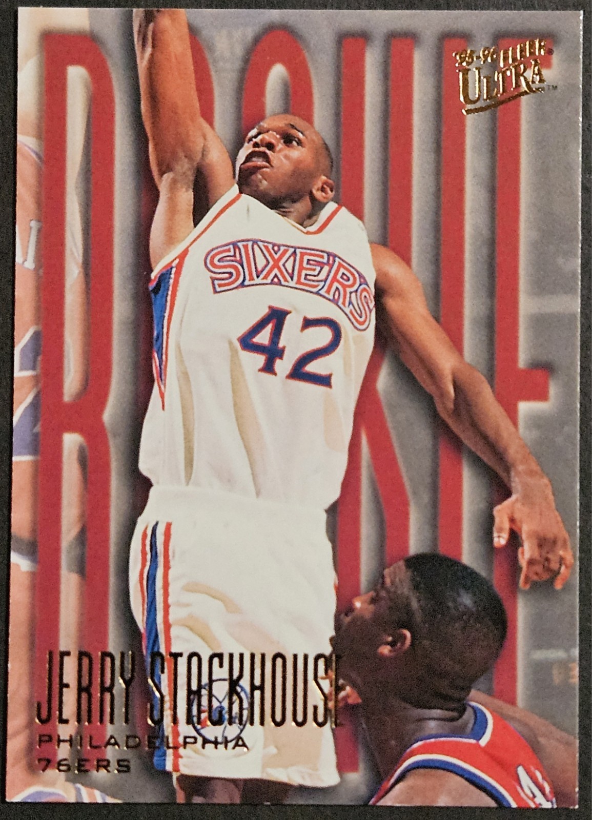 1995-96 Fleer Ultra #289 Jerry Stackhouse Rookie RC Philadelphia 76ers