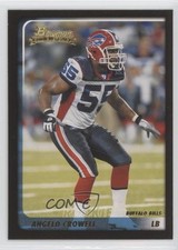 2003 Bowman Angelo Crowell #187 00r3