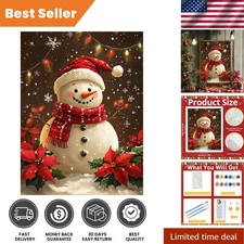 Artistic Christmas Paint by Numbers Kit - Easy Fun for Adults & Beginners