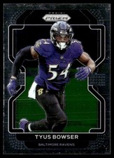 2021 Panini Prizm Tyus Bowser Baltimore Ravens #286