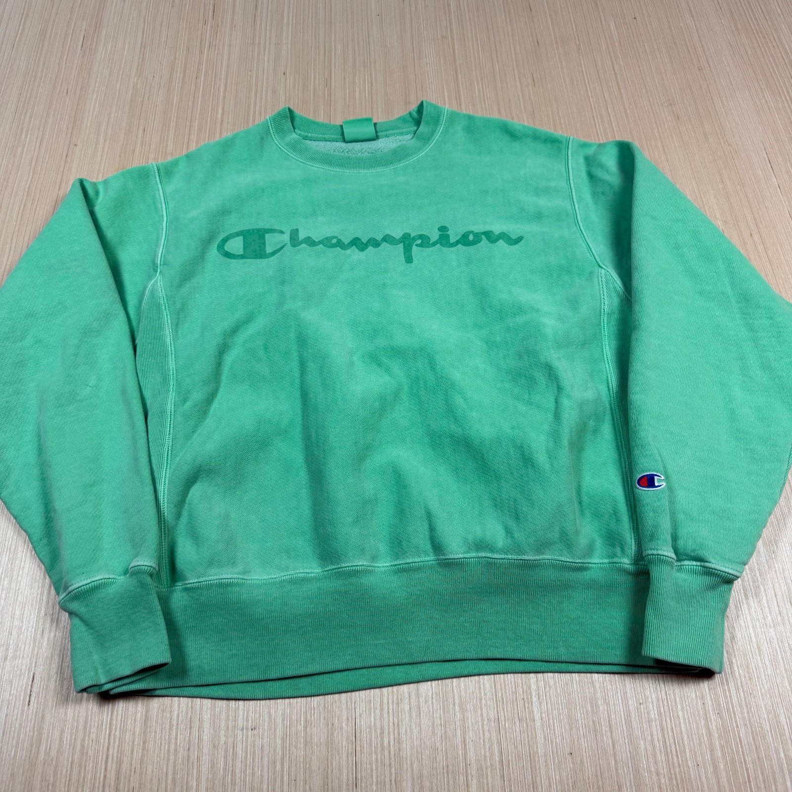 Champion Reverse Weave Script Logo Sweatshirt Vin… - image 1