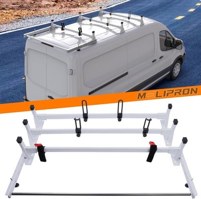 MELIPRON Ford Transit 150 250 350 Van Ladder Roof Rack 800LB 1 Pack