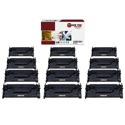 12Pk LTS 325C001 Black Compatible for Canon ImageClass D1650 D1620 Toner