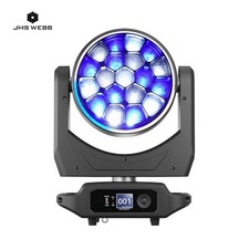 JMS WEBB LED Beam Wash Big Bees Eyes 19x40W RGBW Moving Head Light with Ring
