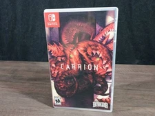 Carrion Nintendo Switch Game With Spine Art And Limited Edition Print. 