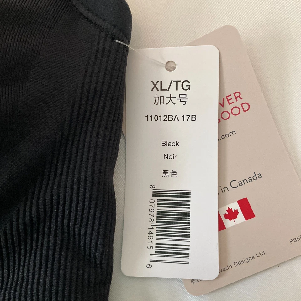 Sujetador Bravado para mujer talla XL negro Everyday Muse inalámbrico contorno elástico Foto 4 de 4