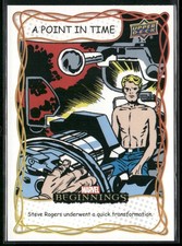2022 Upper Deck Marvel Beginnings Vol 2 #PT8 Captain America A Point in Time