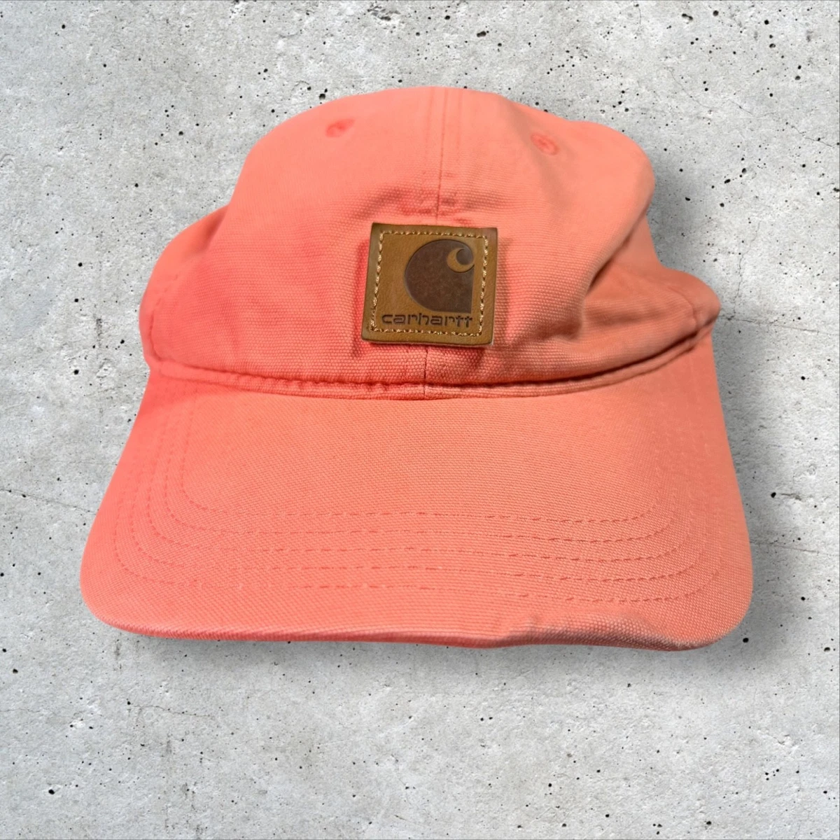 Carhartt Stitched Patch Strap-on Women\'s Clay Coral Hat DIY Carhartt Ballcap ?? Comment ✨CAP✨ for the link to  main image 2