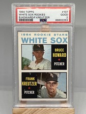 1964 Topps - Rookie Stars Bruce Howard, Frank Kreutzer #107 Graded PSA 2 (RC)