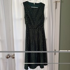 Women Green Dress Small 50s Style Rockabilly Swing