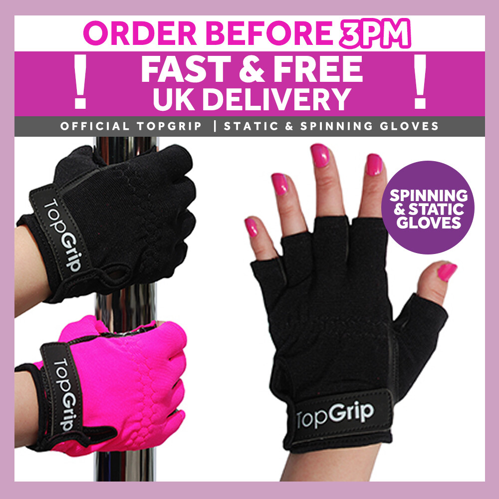 TOPGRIP GLOVES TACK POLE DANCING GLOVES GRIP X FITNESS MIGHTY STATIC