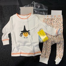 Old Navy baby sleep set Halloween pajamas size 3-6 months Cotton 2 piece NIP