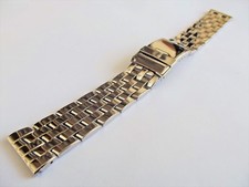 bracciale pieno massiccio tipo breitling ansa dritta 20 o 22 mm watch band strap