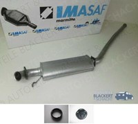 Imasaf Auspuff Mitteltopf + Anbauteile FüR Audi 200 (44) 2.1 Turbo 1983-1988