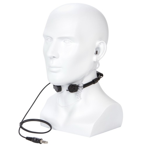 U94 PTT Neck Throat Mic Earpiece Radio Headset For Baofeng Kenwood HYT PUXING D - Zdjęcie 6 z 12