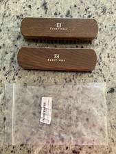 FootFitter Genuine Soft Horsehair Shoe Shine Brushes