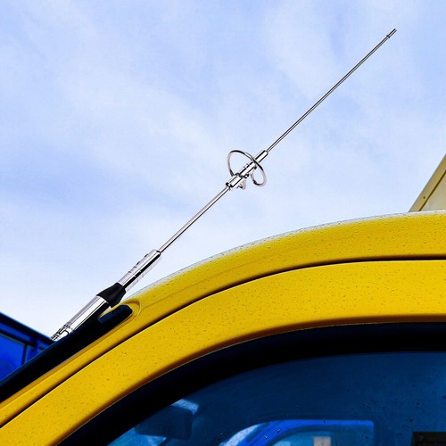 NR-770S VHF UHF Dual Band Mobile Ham Radio Antenna with PL Connector 145/435MHz - Photo 2/9