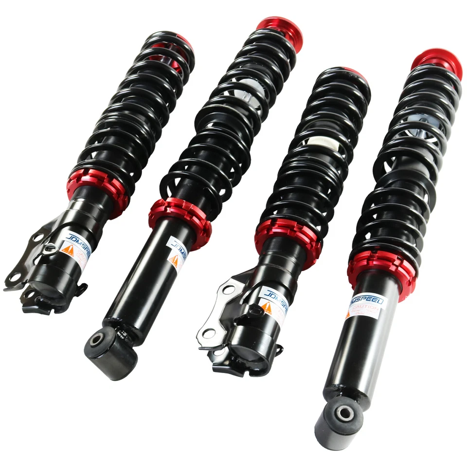 Kit de amortiguadores de muelles helicoidales rojos para VW MK2 MK3 Cabrio Corrado Golf Foto 2 de 4