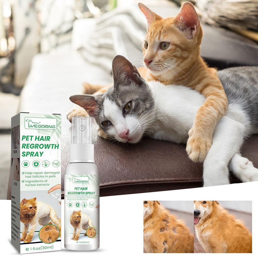Dog Cat Hair Regrowth Spray Pet Hair Loss Treatment Promote Furs