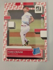 Hans Crouse Rated Rookie One Hundred 57/100 2022 Panini Donruss Baseball