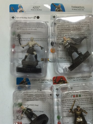 Heroclix Lord of the rings and Hobbits lot 7 miniatures and cards - Picture 2 of 4