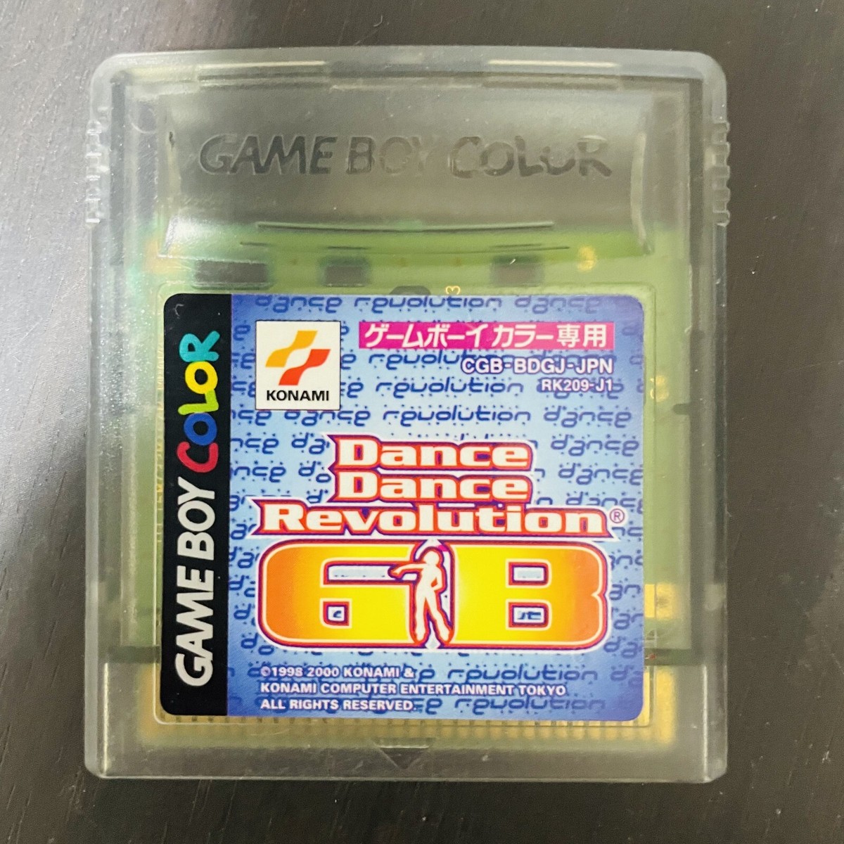 ゲームボーイカラー　ダンスダンスレボルーション　ダンスダンスレボルーション123 Dance Dance Revolution GB Nintendo Game Boy Color 2000