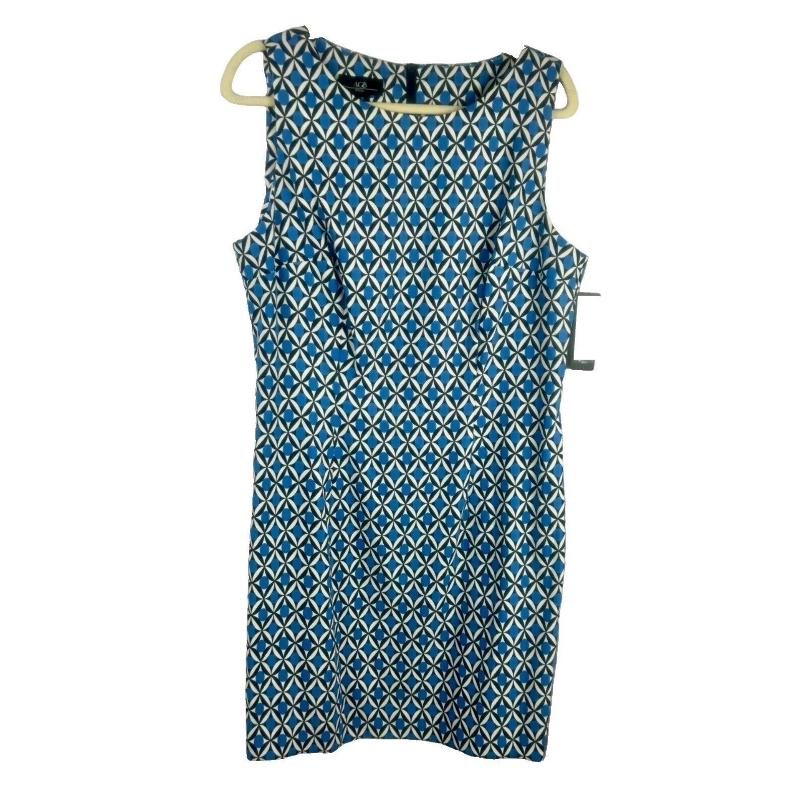 Knee Length Sheath Geometric Regular Size Dresses for Women