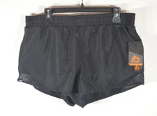 RBX Woman's Shorts L Drawstring Space Dye Fade Resistant Wicking Black NWT