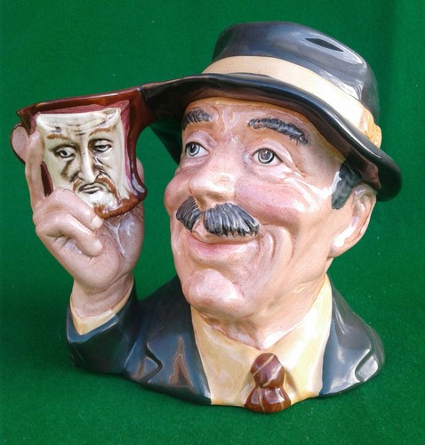 ROYAL DOULTON CHARACTER JUG-THE COLLECTOR - D6796 - KEVIN FRANCIS SIGNED LTD EDN - Picture 1 of 9