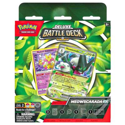 Asmodee Pokmon Trading Card Game: Deluxe Battle Decks Meowscarada ex Card  Game | eBay UK