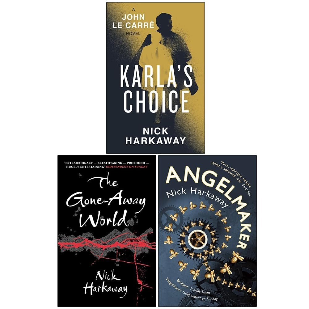 Nick Harkaway Collection 3 Books Set Karla's Choice, The Gone-Away World & Ange