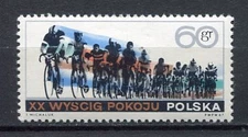 35740) POLAND 1967 MNH** Warsaw-Berlin-Prague Bicycle Race.