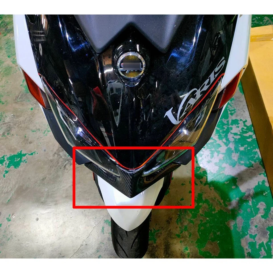 Carbon For SYM MAXSYM TL500 TL508 Front Headlight Screen Protection Len Cover Foto 2 de 4