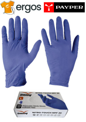 PAYPER 10 box NITRO-TOUCH NPF 35 Monouso Senza Polvere Medico Dottore Estetista
