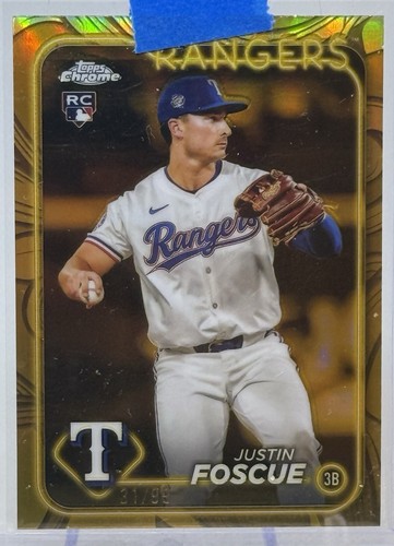 2024 Topps Gilded Collection /99 Justin Foscue #76 Rookie RC