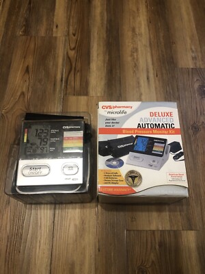 Vintage CVS Microlife Deluxe Automatic Blood Pressure Monitor NOT TESTED Read