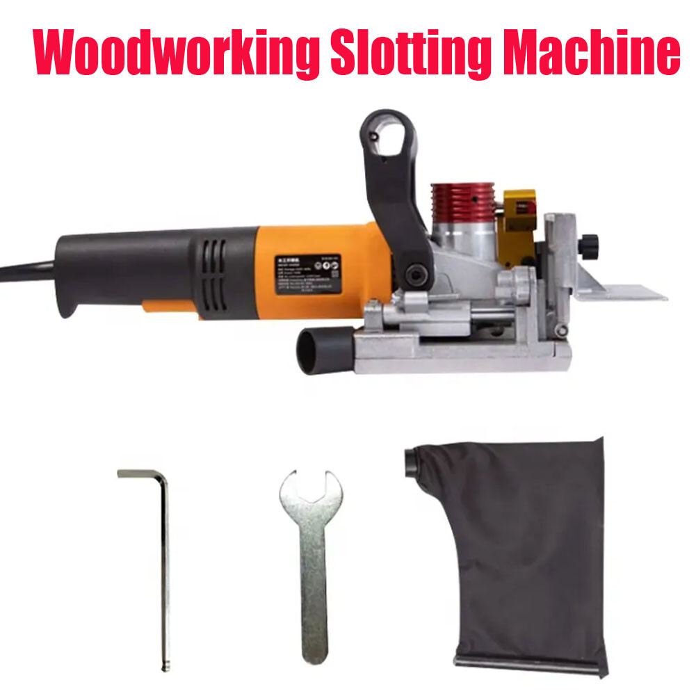 Portable 2-in-1 Lamino Woodworking Slotting Machine Portable Invisible Connector