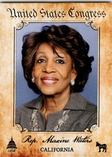 2023-24 Fascinating Cards Congress California  Maxine Waters