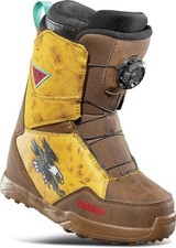 Thirtytwo Youth Lashed Boa x Fava Snowboard Boots Kids Size 5 Tobacco New 2025