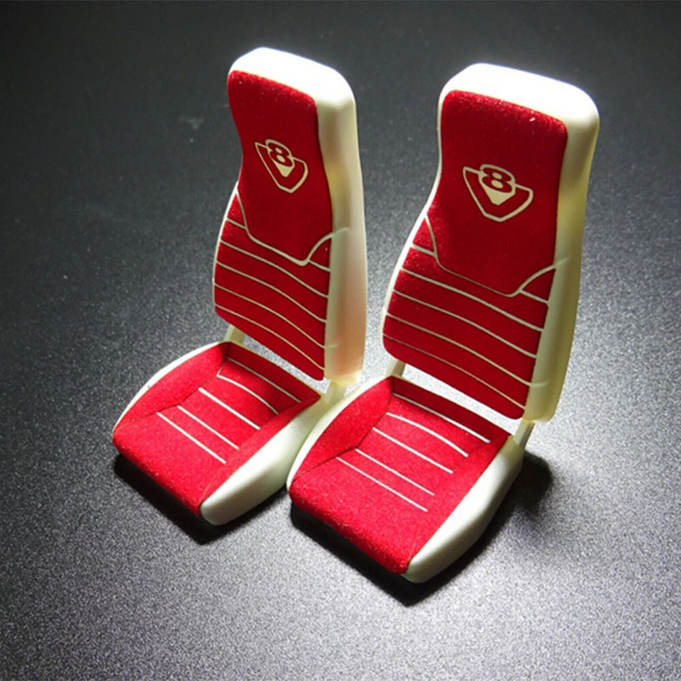 Truck Cab Seat Suede Decorative Stickers Decals DIY for Tamiya Scania1/14 RC Car - Image 4 of 4