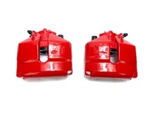 GENUINE SEAT IBIZA  MK4 FRONT LEFT + RIGHT BRAKE CALIPERS 2008-2017 288/25mm RED