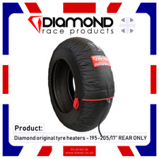 DIAMOND ORIGINAL TYRE WARMERS - SINGLE REAR ONLY - 195-205/17" FOR 1000cc BIKES