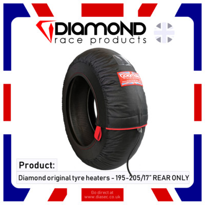 DIAMANT ORIGINAL REIFENWÄRMER - NUR EINZELN HINTEN - 195-205/17'' FÜR 1000cc FAHRRÄDER