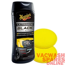 MEGUIARS ULTIMATE BLACK PLASTIC RESTORER KIT *REVIVES TRIM & PLASTIC TO LOOK NEW