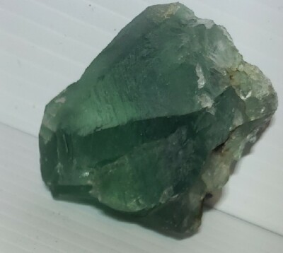 Natural Rough Teal Green Fluorite 3'' x 3'' Healing Crystal