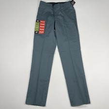 Dickies Pants Men  s 29x32 Teal Slim Tapered Twill Work Chino MEASURES 30x32 NEW
