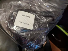 NEW Zacro ZBS2-AU-1 Gel Bicycle Seat Cover - Black Small, 2 available