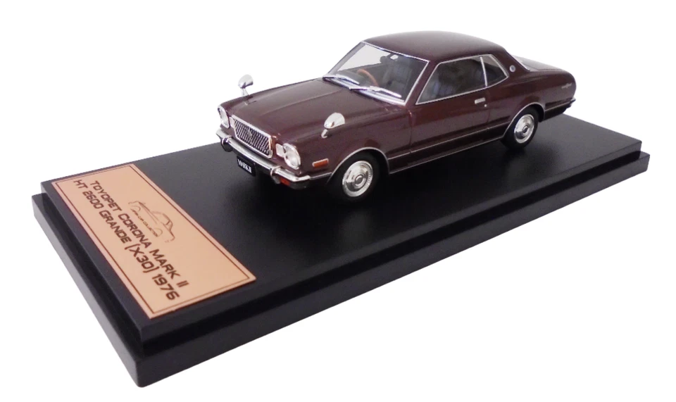 Coche modelo Toyopet Corona Mark 2 HT 2600 1976 - 1:43 Hachette Premium X JPL42